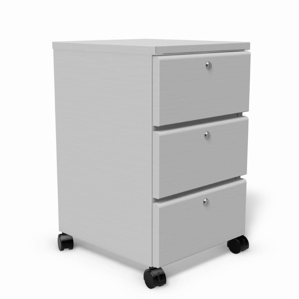 Heavy Duty Mobile Three Drawer Unit