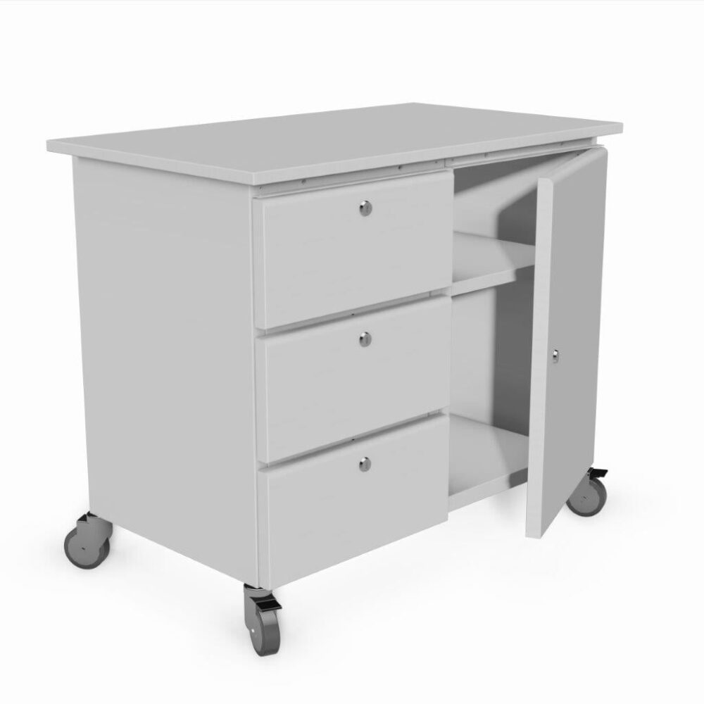Double Mobile Cupboard-Drawer Units