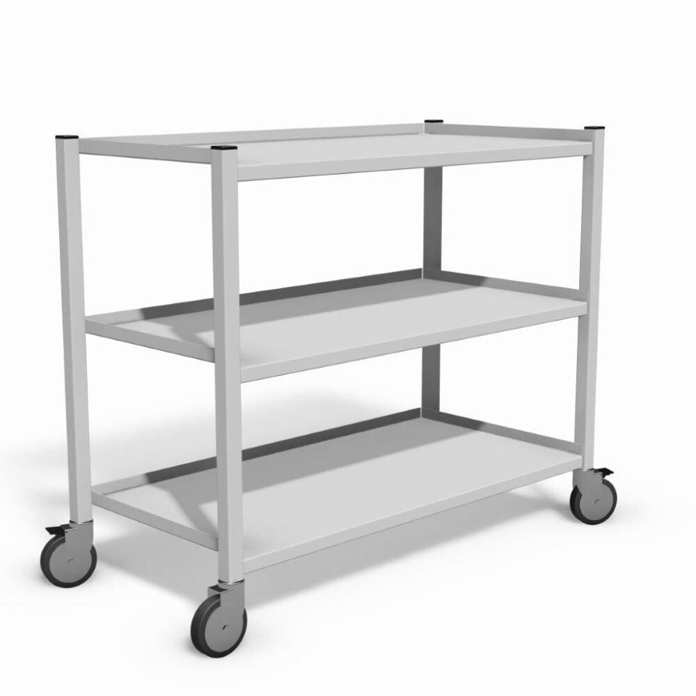 Small Three Shelf Transport Trolley